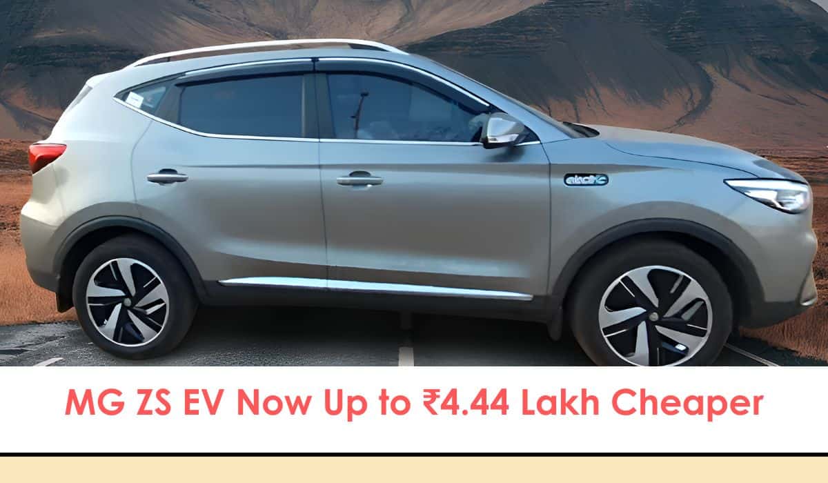 MG ZS EV Now Up to ₹4.44 Lakh Cheaper